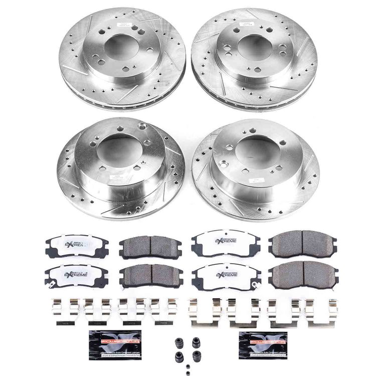 Z26 Brake Pads & Rotor Kit for Street
