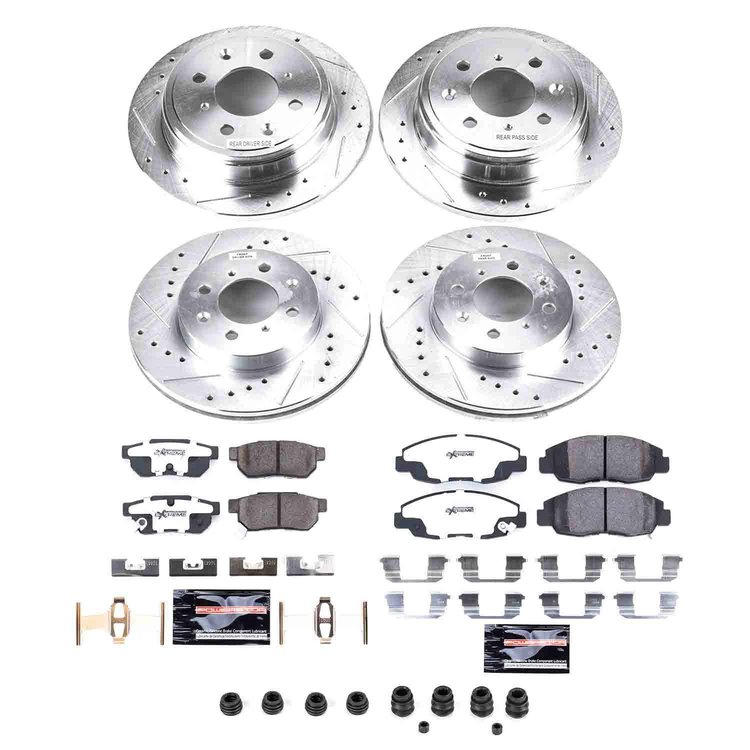Z26 Brake Pads & Rotor Kit for Street