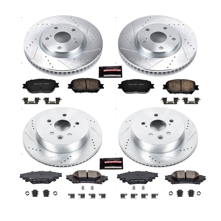 1 CLICK BRAKE KIT Front & Rear 2014-2015 LEXUS IS250C/