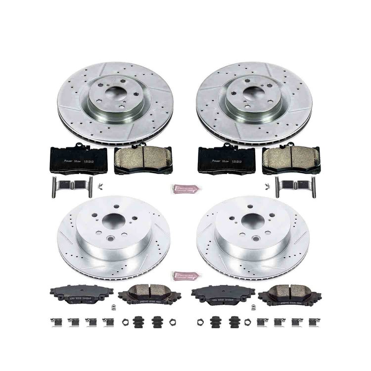 1 CLICK BRAKE KIT Front & Rear 2014-2015 LEXUS IS350C/