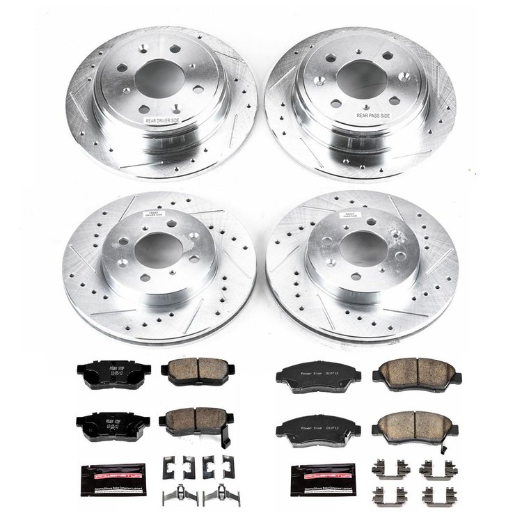 High Performance Brake Pads & Rotor Kit