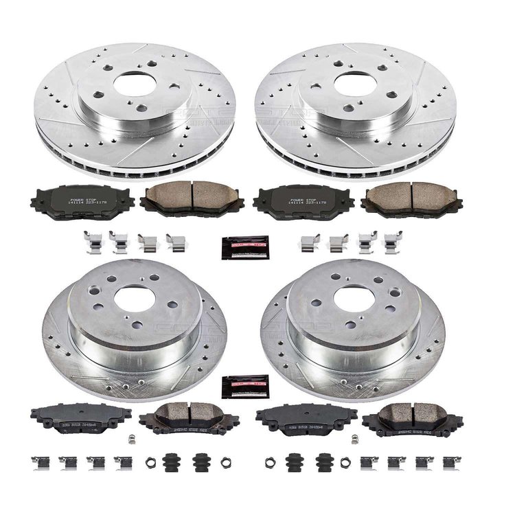 1 CLICK BRAKE KIT Front & Rear 2014-2015 LEXUS IS250/