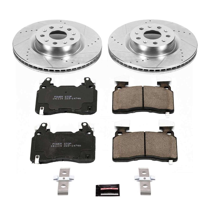 1 CLICK BRAKE KIT W/HDW Front 2014-2015 CADILLAC CTS/