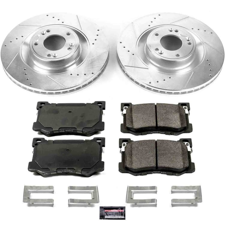 Evolution Sport Z23 Front Brake Pad and Rotor Kit