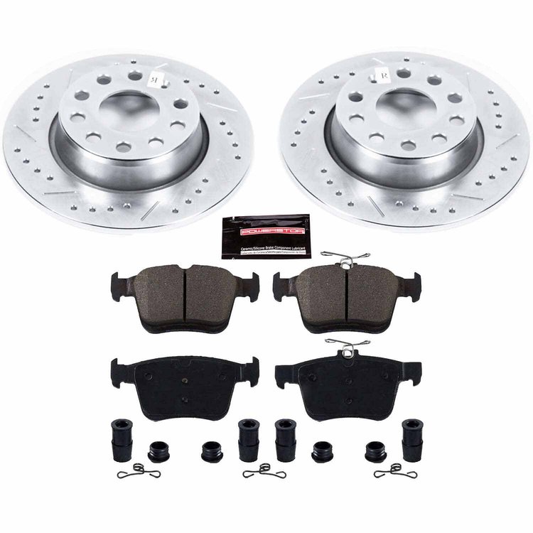 1 CLICK BRAKE KIT W/HDW REAR 2015-2016 AUDI A3/