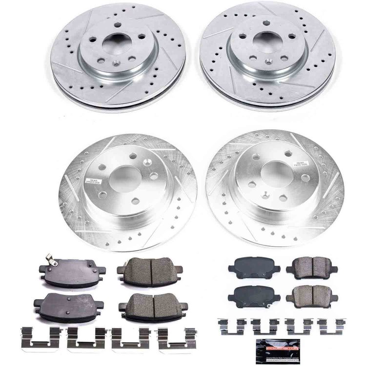 Z23 Evolution Sport Brake Upgrade Kit Fits Select 2016-2022 Chevrolet Volt, Bolt EV, Cruze Models [Front & Rear]