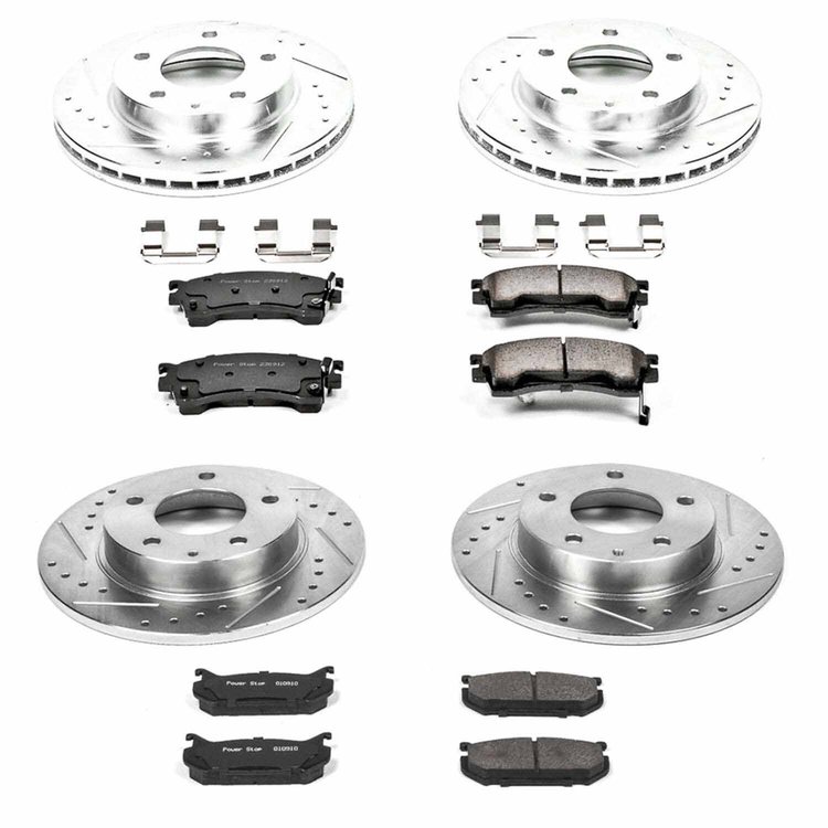 High Performance Brake Pads & Rotor Kit