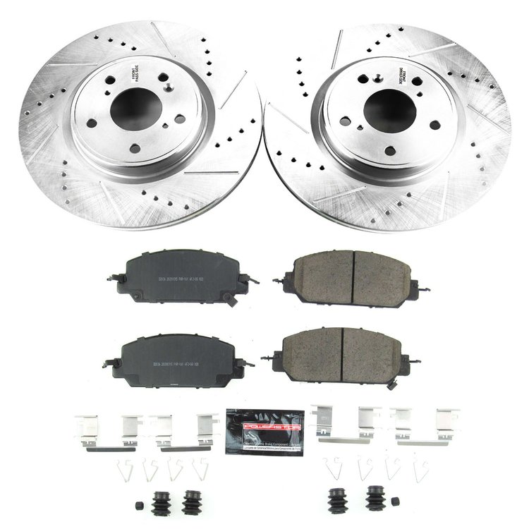 Z23 Evolution Sport Front Brake Pads & Rotor Kit Fits Late Model Honda CR-V
