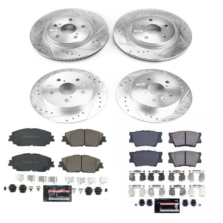 Z23 Evolution Sport Brake Upgrade Kit Fits Select Toyota Camry [Front/Rear]