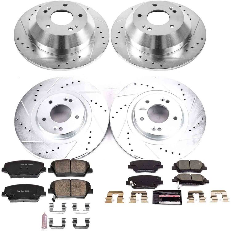 Evolution Sport Z23 Complete Brake Pad and Rotor Kit