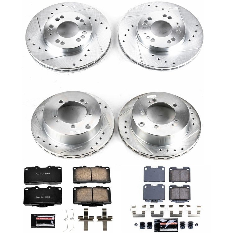 High Performance Brake Pads & Rotor Kit