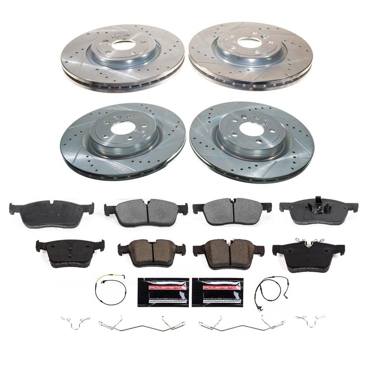 K8204 Z23 Daily Driver Carbon-Fiber Ceramic Brake Pad & Drilled & Slotted Rotor Kit