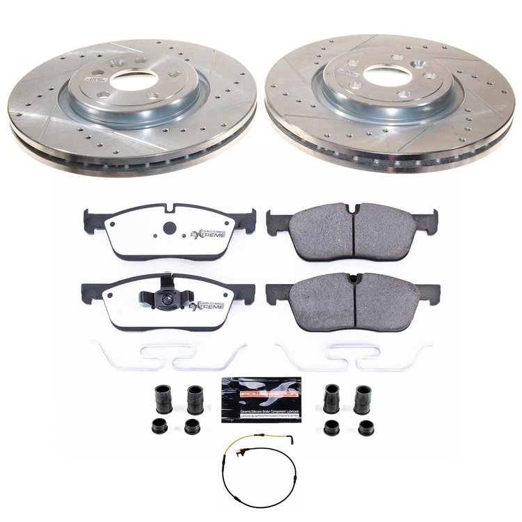 K8205-36 Z36 Truck & SUV Carbon-Fiber Ceramic Brake Pad & Drilled & Slotted Rotor Kit