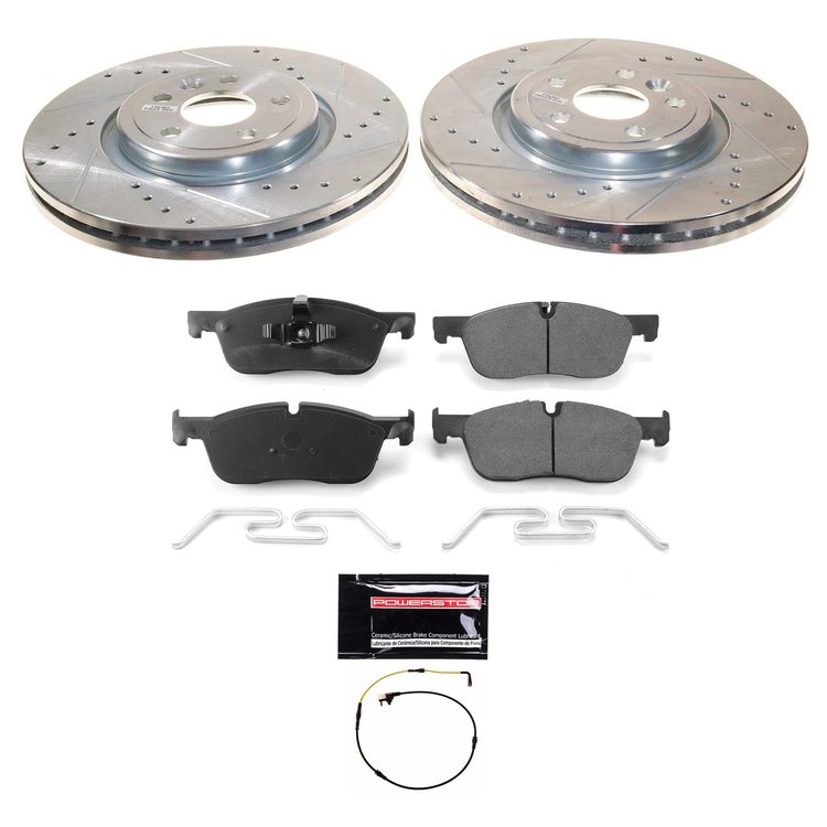 K8205 Z23 Daily Driver Carbon-Fiber Ceramic Brake Pad & Drilled & Slotted Rotor Kit