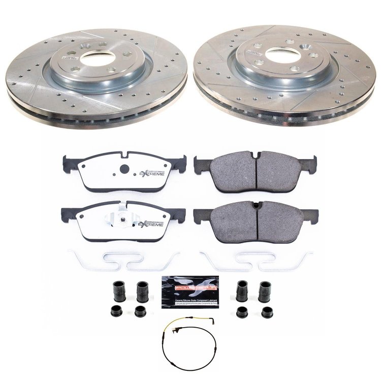 K8206-36 Z36 Truck & SUV Carbon-Fiber Ceramic Brake Pad & Drilled & Slotted Rotor Kit