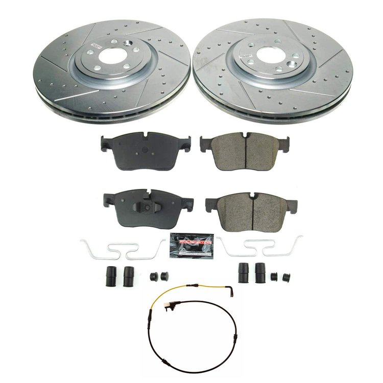 K8212 Z23 Daily Driver Carbon-Fiber Ceramic Brake Pad & Drilled & Slotted Rotor Kit