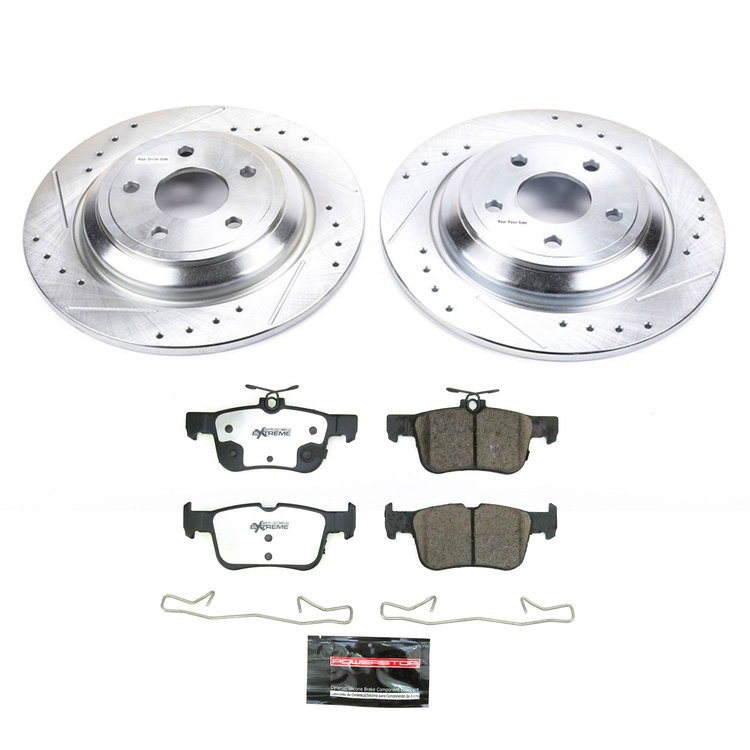 K8642-36 Z36 Truck & SUV Carbon-Fiber Ceramic Brake Pad & Drilled & Slotted Rotor Kit