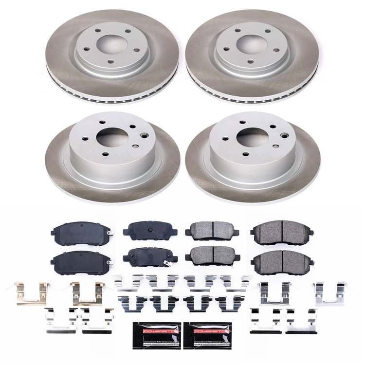 K8674 Z23 Daily Driver Carbon-Fiber Ceramic Brake Pad & Drilled & Slotted Rotor Kit