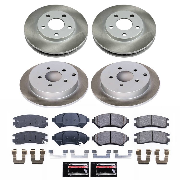 K8695 Z23 Daily Driver Carbon-Fiber Ceramic Brake Pad & Drilled & Slotted Rotor Kit