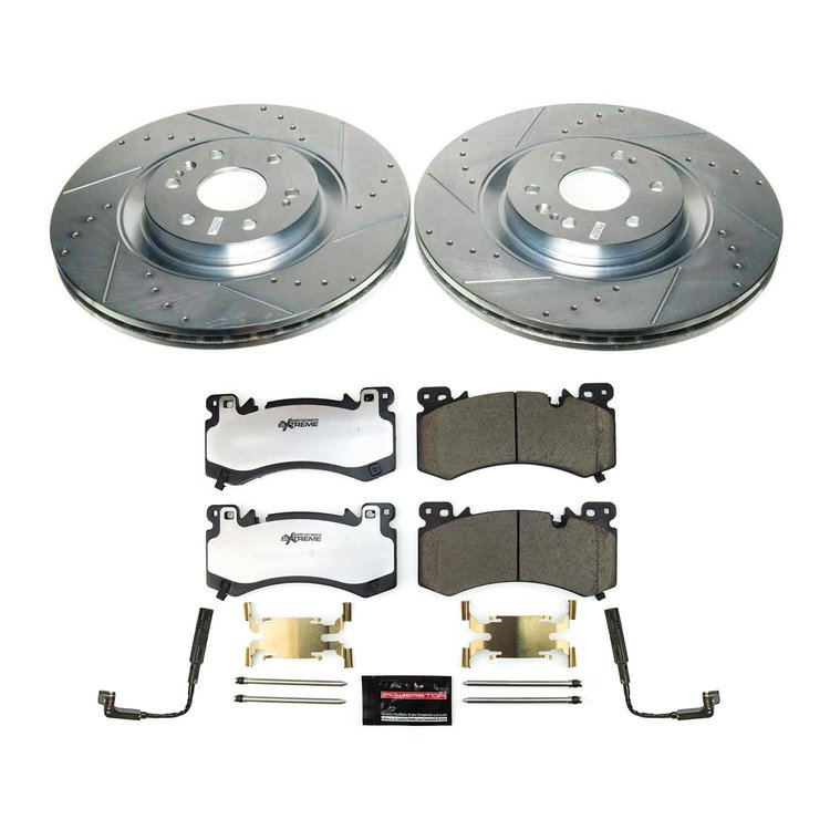 K8924-36 Z36 Front Truck and Towing Brake Pads and Rotors Kit Fits Select Chevrolet Silverado 1500, Tahoe