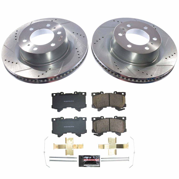 K8932 Z23 Daily Driver Carbon-Fiber Ceramic Brake Pad & Drilled & Slotted Rotor Kit
