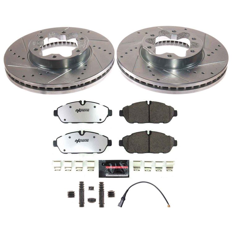 K8980-36 Z36 Truck & SUV Carbon-Fiber Ceramic Brake Pad & Drilled & Slotted Rotor Kit