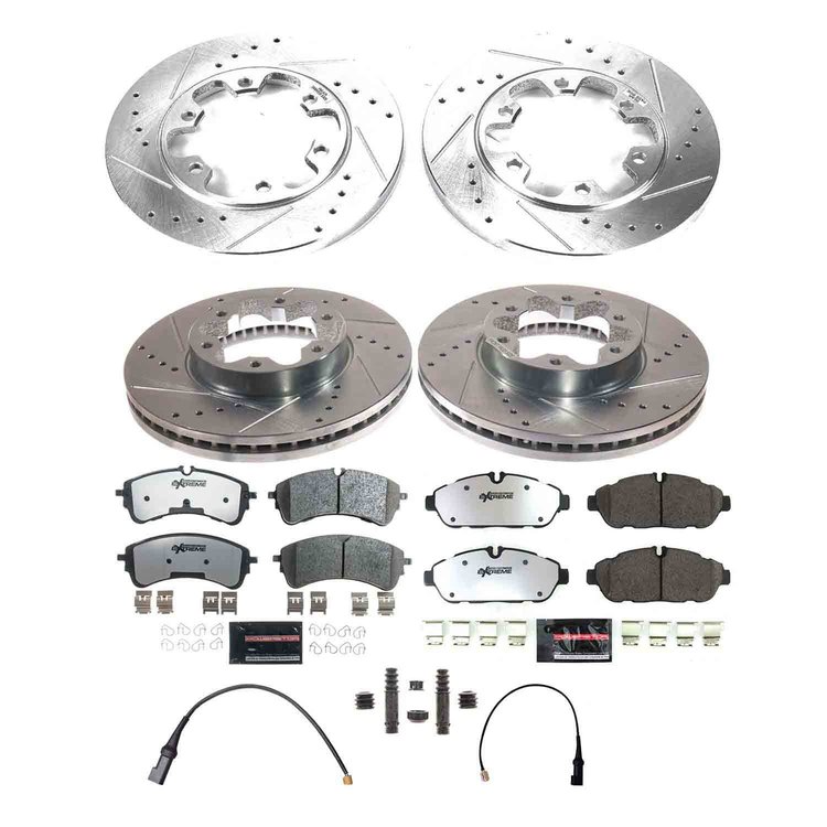 K8998-36 Z36 Truck & SUV Carbon-Fiber Ceramic Brake Pad & Drilled & Slotted Rotor Kit