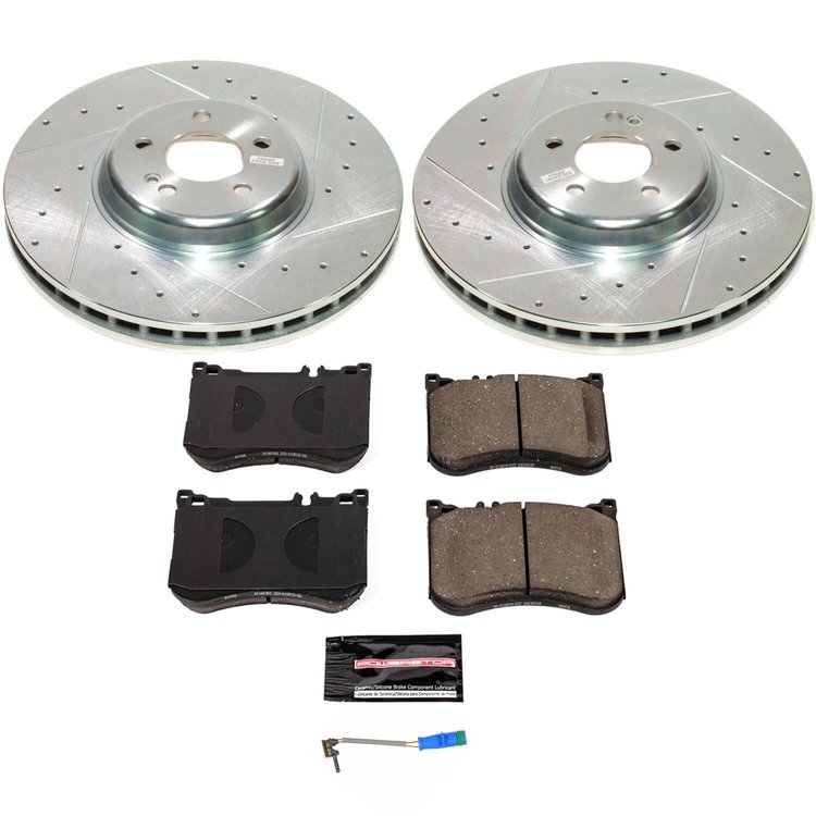 K9011 Z23 Daily Driver Carbon-Fiber Ceramic Brake Pad & Drilled & Slotted Rotor Kit
