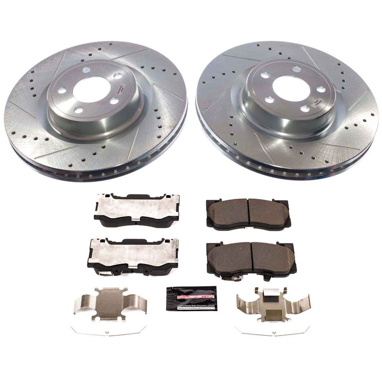 K9029 Z23 Daily Driver Carbon-Fiber Ceramic Brake Pad & Drilled & Slotted Rotor Kit