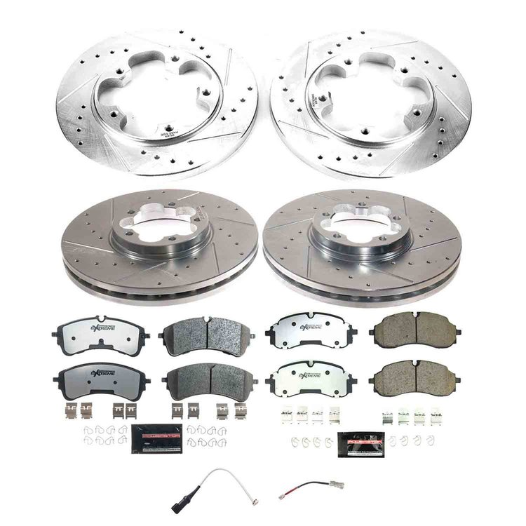 K9056-36 Z36 Truck & SUV Carbon-Fiber Ceramic Brake Pad & Drilled & Slotted Rotor Kit