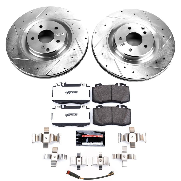 K9078-26 Z26 Street Performance Ceramic Brake Pad & Drilled & Slotted Rotor Kit