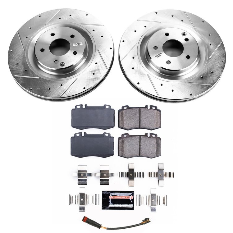 K9078 Z23 Daily Driver Carbon-Fiber Ceramic Brake Pad & Drilled & Slotted Rotor Kit