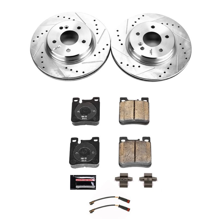 K9107 Z23 Daily Driver Carbon-Fiber Ceramic Brake Pad & Drilled & Slotted Rotor Kit