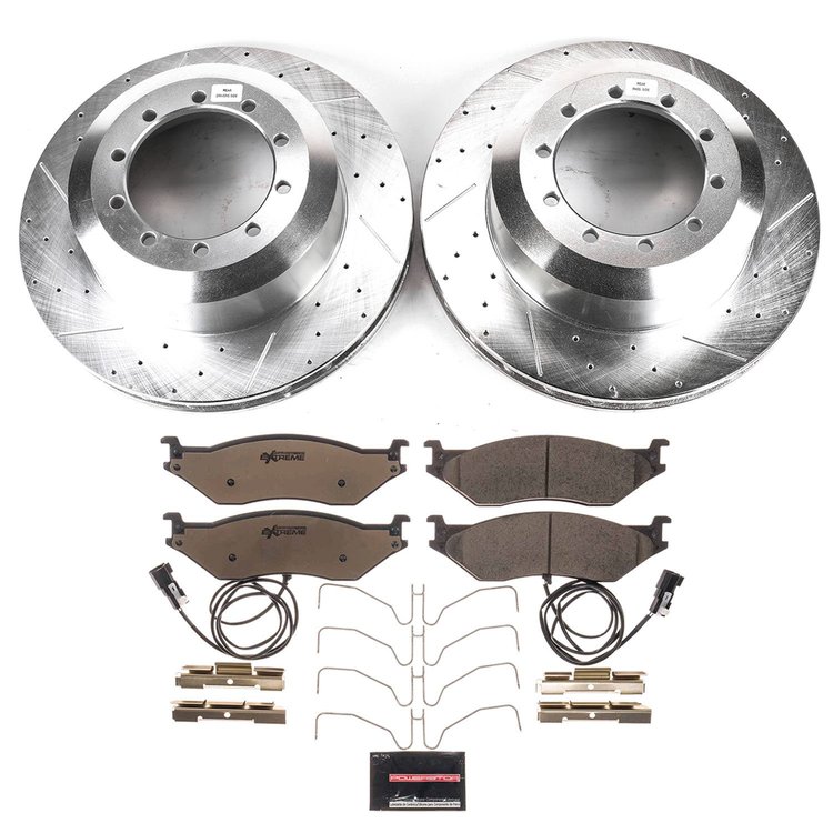 K9112-36 Z36 Truck & SUV Carbon-Fiber Ceramic Brake Pad & Drilled & Slotted Rotor Kit