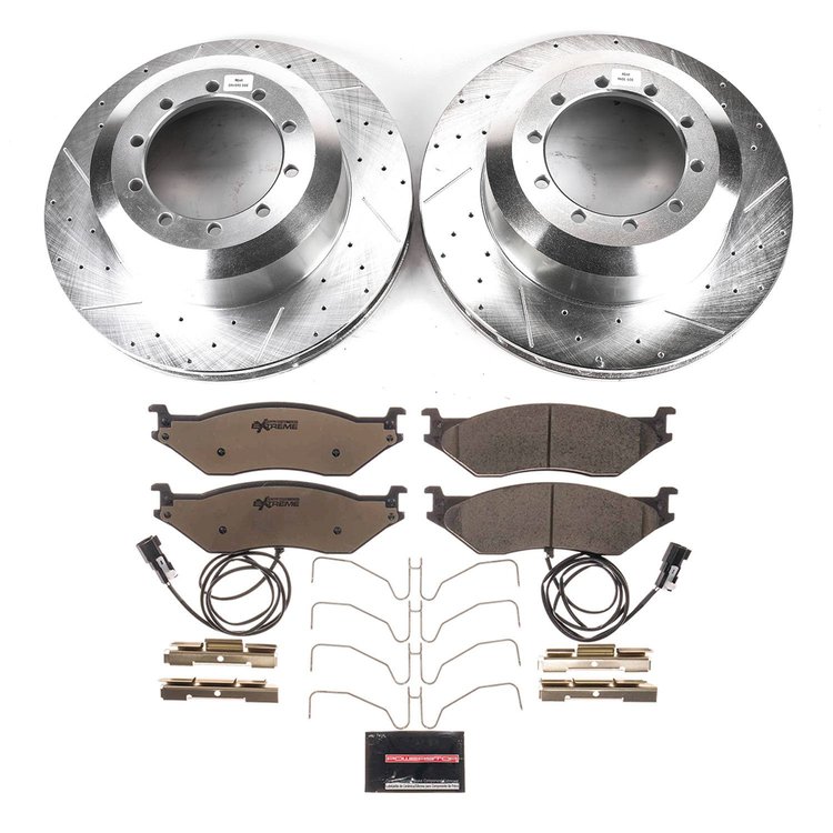 K9114-36 Z36 Truck & SUV Carbon-Fiber Ceramic Brake Pad & Drilled & Slotted Rotor Kit