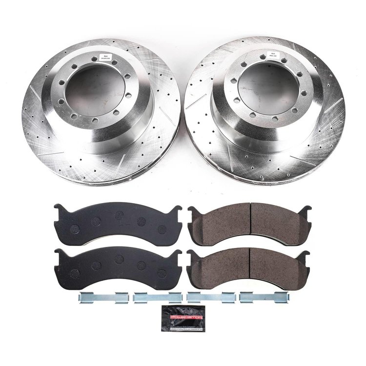 K9123-36 Z36 Truck & SUV Carbon-Fiber Ceramic Brake Pad & Drilled & Slotted Rotor Kit