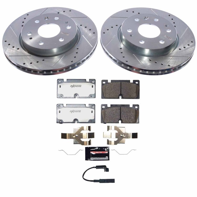 K9200-36 Z36 Truck & SUV Carbon-Fiber Ceramic Brake Pad & Drilled & Slotted Rotor Kit