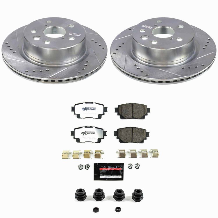 Z36 Truck and SUV Carbon-Fiber Ceramic Brake Pad and Drilled & Slotted Rotor Kit for 2023-2025 Lexus RC350