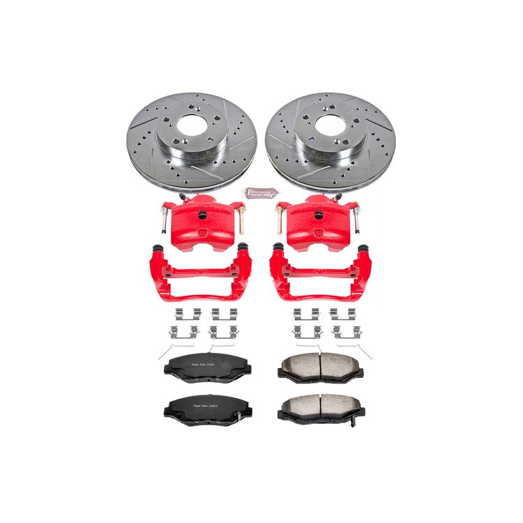 Truck and Towing Z36 Brake Upgrade Kit Cross-Drilled and Slotted Rotors Z36 Carbon Ceramic Brake Pad