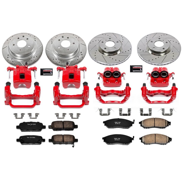 1 CLICK KIT W/CALIPERS Front & Rear-2006-2008 NISSAN 350Z