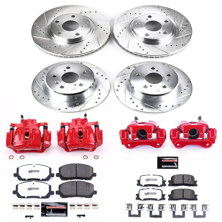 KC1140A-36 Z36 Truck & Tow Front/Rear Brake Upgrade Kit, 2001-2003 Toyota Highlander AWD