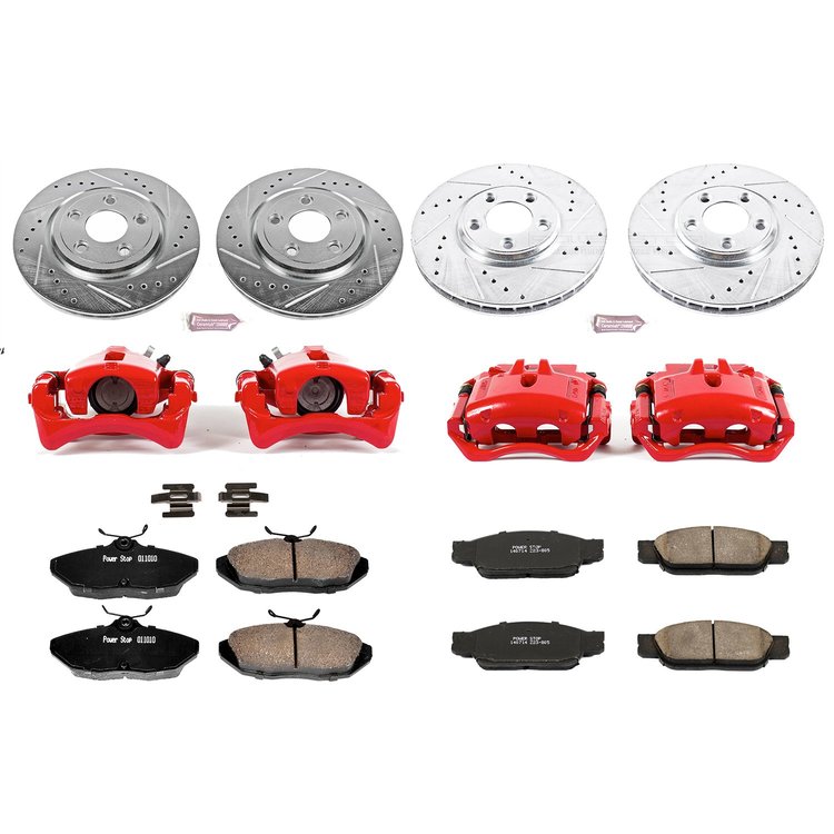 1 CLICK KIT W/CALIPERS F&R 2002-2005 FORD THUNDERBIRD/2000-2002 JAGUAR S-TYPE/2000-2002 LINCOLN LS/