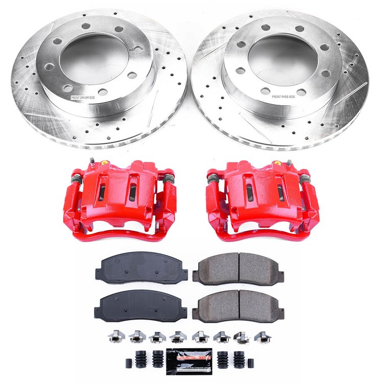 1 CLICK KIT W/CALIPERS Front-2005-2008 FORD F-250 SUPER DUTY PICKUP 4WD 2005-2010 FORD F-350 SUPER DUTY PICKUP 4WD