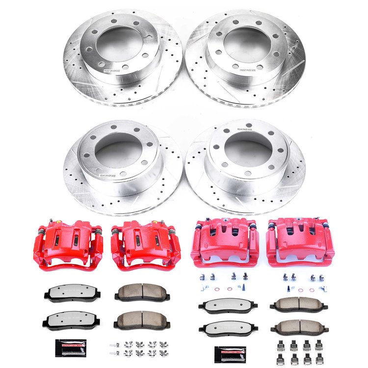 Truck and Towing Z36 Brake Upgrade Kit Cross-Drilled and Slotted Rotors Z36 Carbon Ceramic Brake Pad