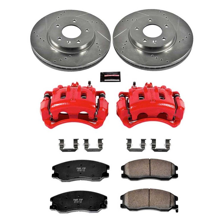 1 CLICK KIT W/CALIPERS FRONT 2007-2009 CHEVY EQUINOX/2007-2009 PONTIAC TORRENT/2007-2009 SUZUKI XL-7/