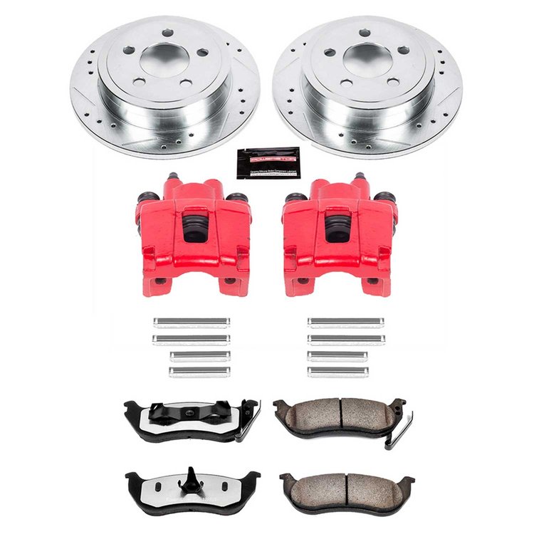 Truck and Towing Z36 Brake Upgrade Kit Cross-Drilled and Slotted Rotors Z36 Carbon Ceramic Brake Pad