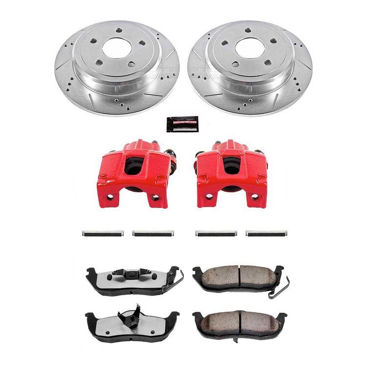 Truck and Towing Z36 Brake Upgrade Kit Cross-Drilled and Slotted Rotors Z36 Carbon Ceramic Brake Pad