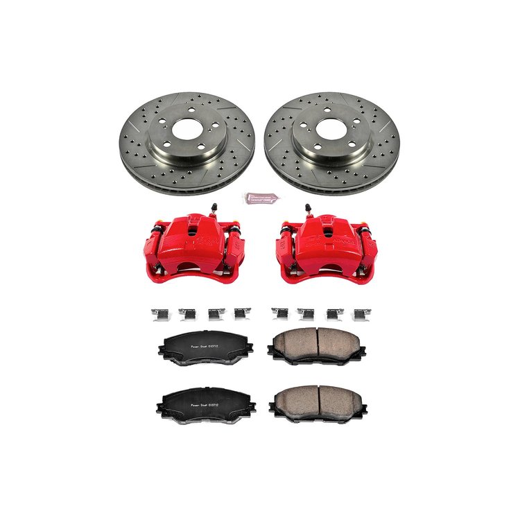 1 CLICK KIT W/CALIPERS FRONT 2006-2015 TOYOTA RAV4/