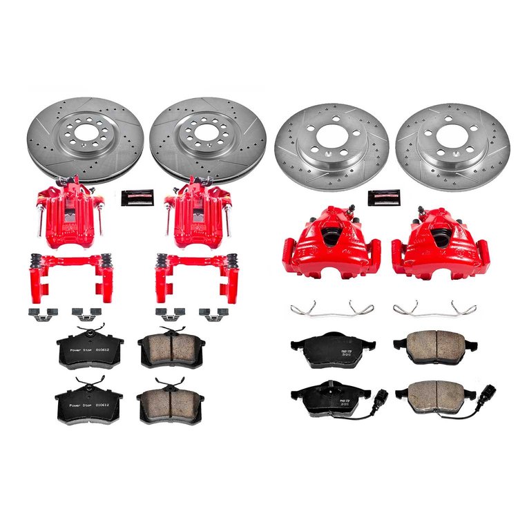 1 CLICK KIT W/CALIPERS Front & Rear 2000-2006 AUDI TT QUATTRO/