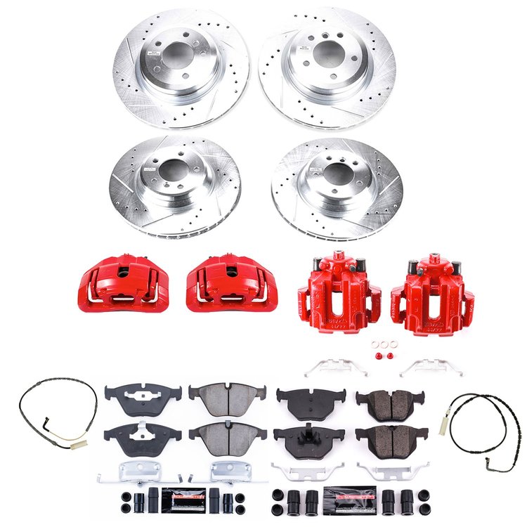1 CLICK KIT W/CALIPERS F&R 2007-2009 BMW 335 Series/